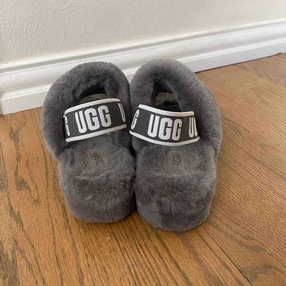 UGG Fluff Yeah Slippers Cozette Moccasins Fluffita Shoes Fuzz Yeah Slides - Picture 3 of 4